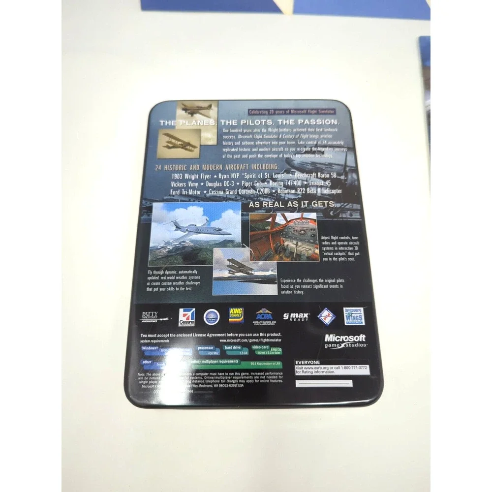 Microsoft Flight Simulator 2004 A Century of Flight PC 2003 4 Disc Set Preowned